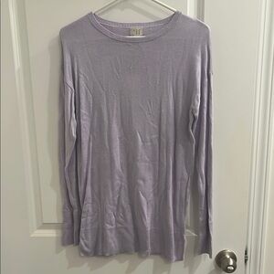 A New Day Light Purple Long Sleeve Sweater